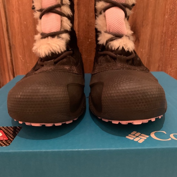 Columbia Youth Heather Canyon Snowboots Size 6 - Picture 10 of 16